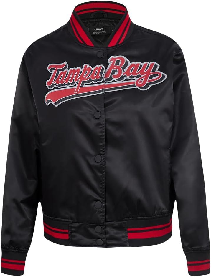 imagePro Standard Womens NFL Script Tail Satin JacketBlack
