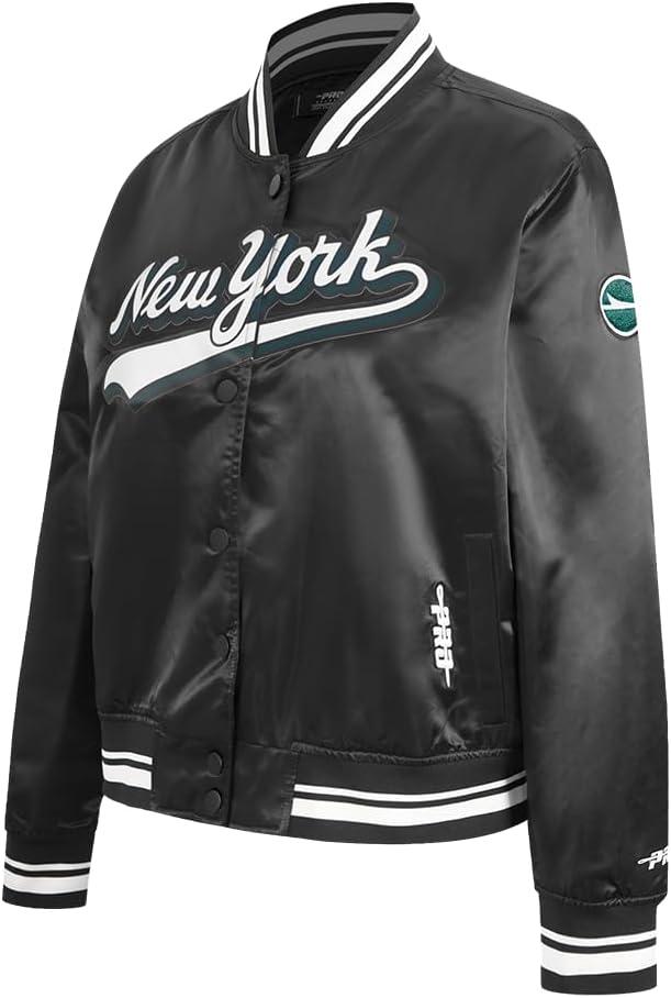 imagePro Standard Womens NFL Script Tail Satin JacketBlack