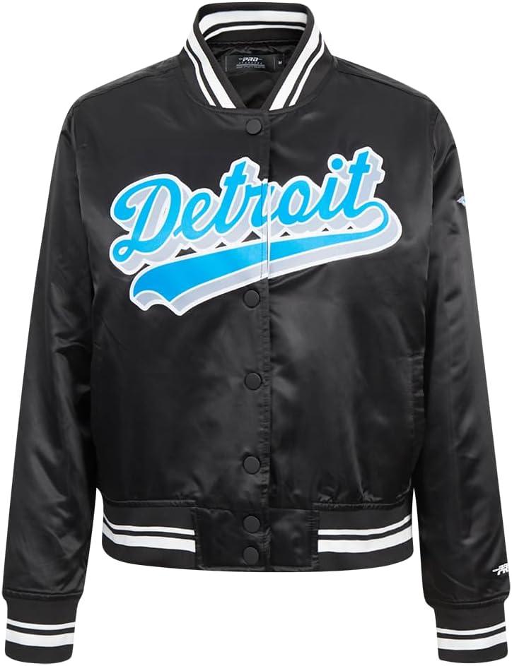 imagePro Standard Womens NFL Script Tail Satin JacketBlack