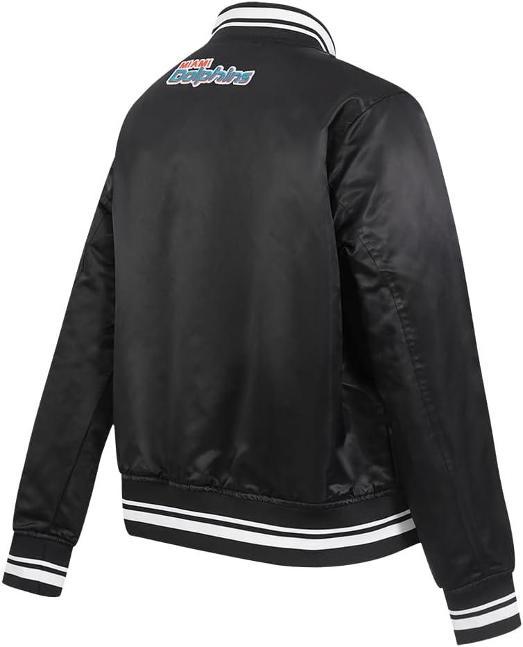 imagePro Standard Womens NFL Script Tail Satin JacketBlack
