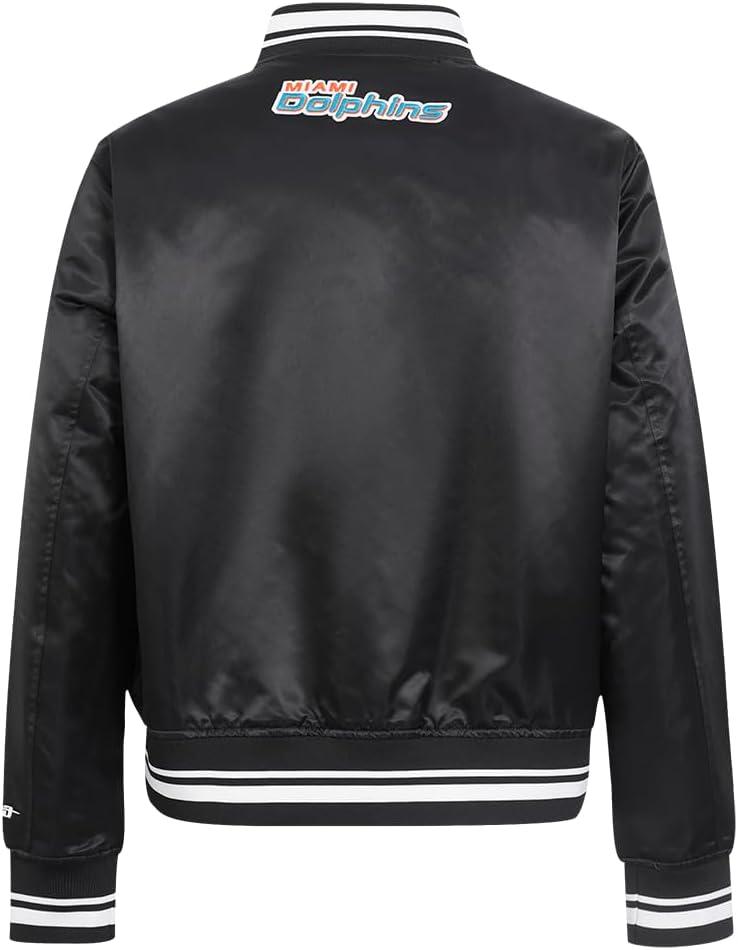 imagePro Standard Womens NFL Script Tail Satin JacketBlack