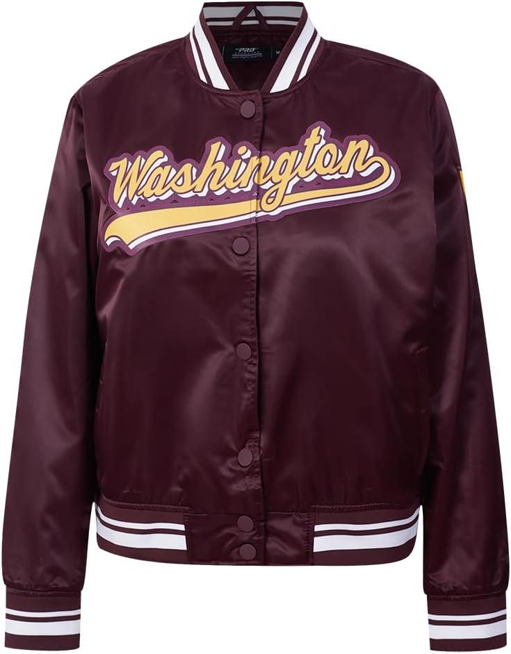 imagePro Standard Womens NFL Script Tail Satin JacketRed