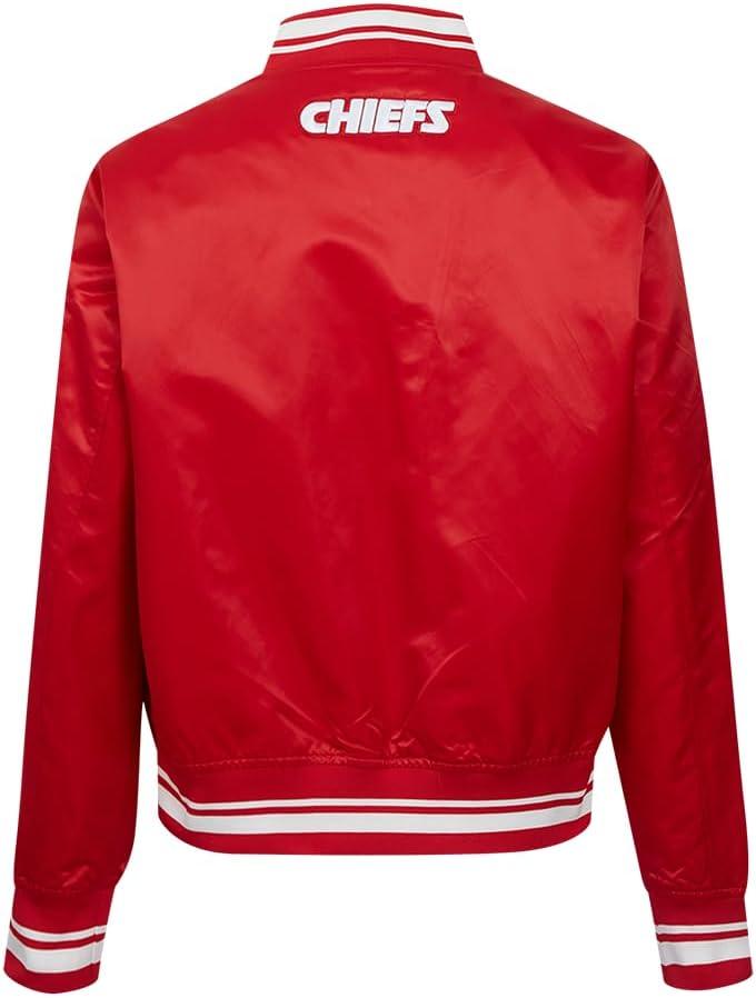 imagePro Standard Womens NFL Script Tail Satin JacketRed