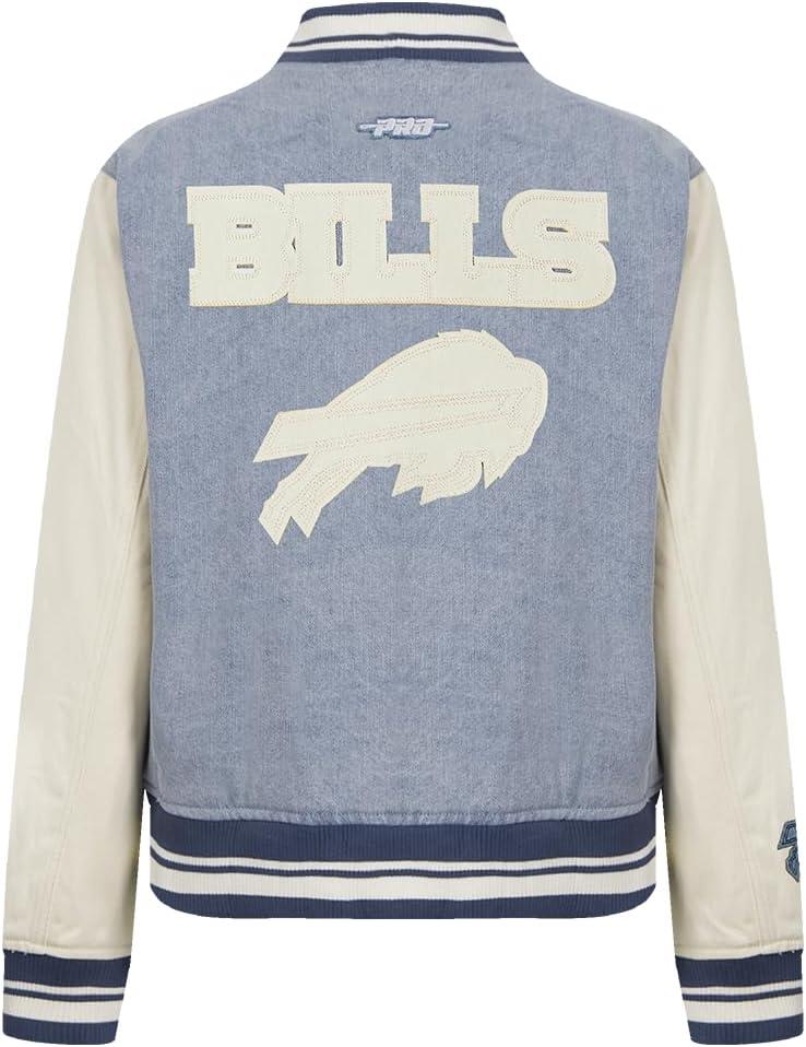 imagePro Standard Womens NFL Varsity Blues Denim Denim JacketBlue