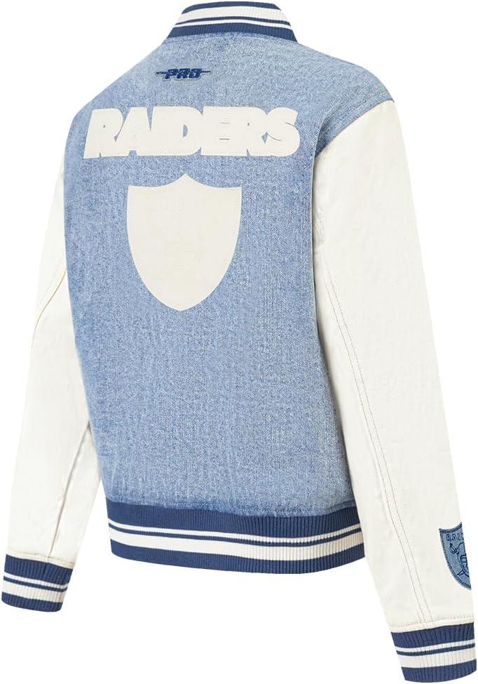 imagePro Standard Womens NFL Varsity Blues Denim Denim JacketBlue