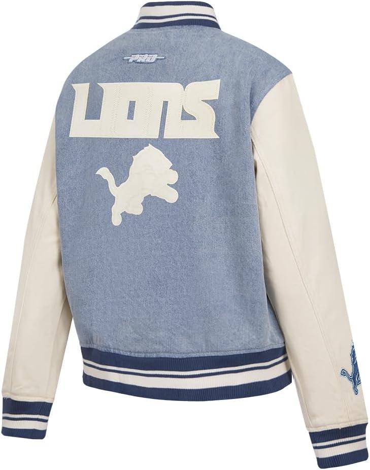 imagePro Standard Womens NFL Varsity Blues Denim Denim JacketBlue