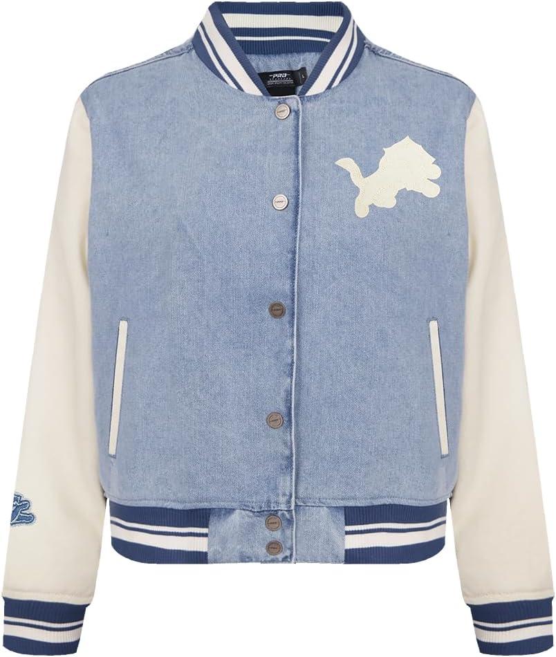 imagePro Standard Womens NFL Varsity Blues Denim Denim JacketBlue