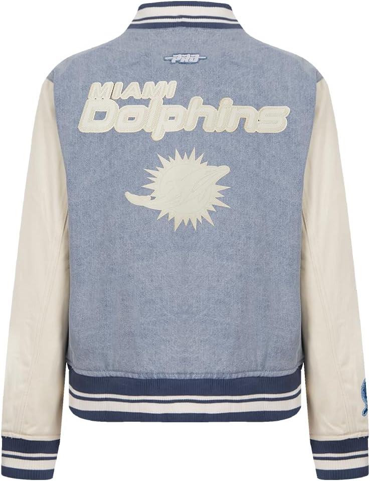 imagePro Standard Womens NFL Varsity Blues Denim Denim JacketBlue