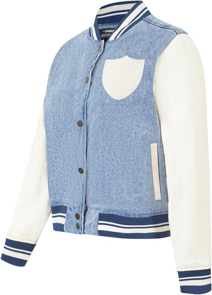 imagePro Standard Womens NFL Varsity Blues Denim Denim JacketBlue