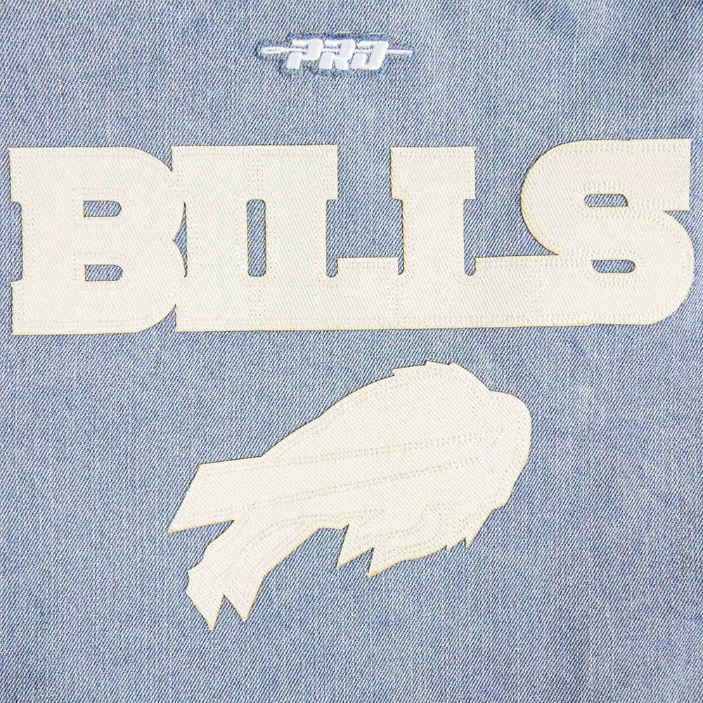 imagePro Standard Womens NFL Varsity Blues Denim Denim JacketBlue