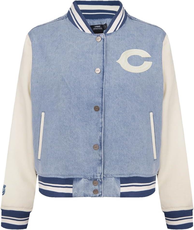 imagePro Standard Womens NFL Varsity Blues Denim Denim JacketBlue