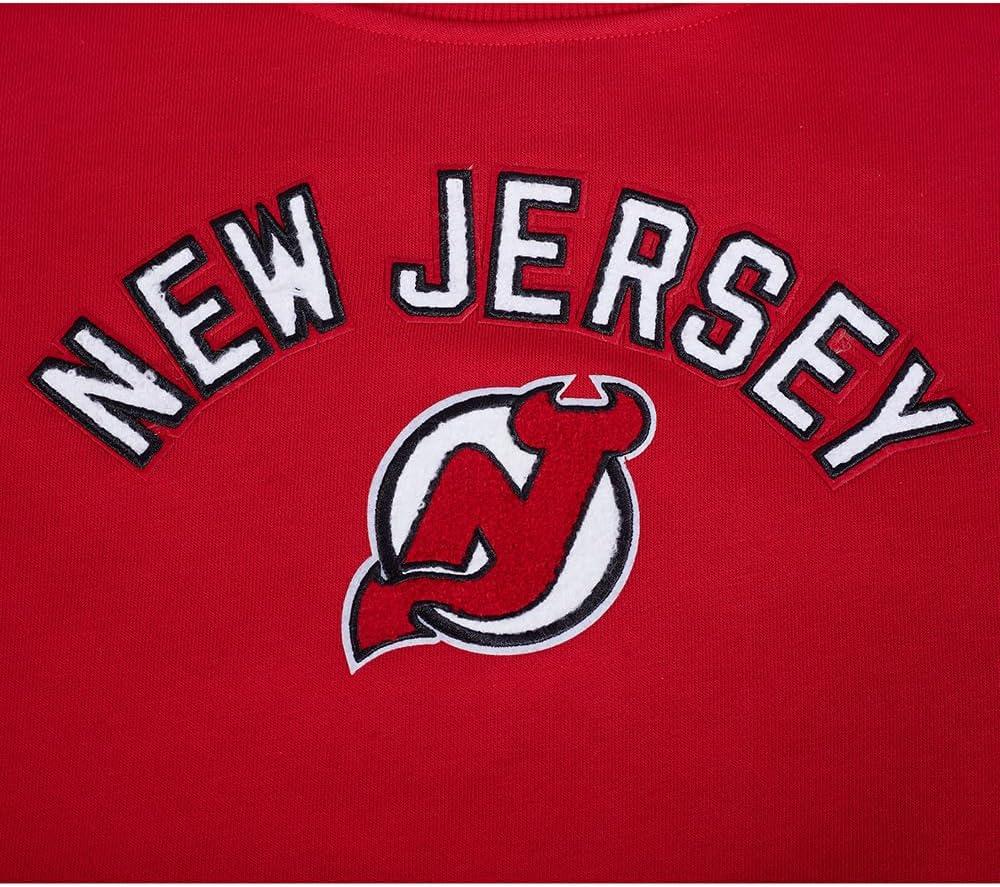 imagePro Standard Womens NHL Classic Chenille Crewneck SweatshirtRed