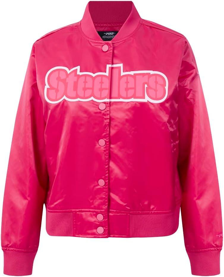 imageWomens NFL Classic Triple Pink Satin JacketPurple
