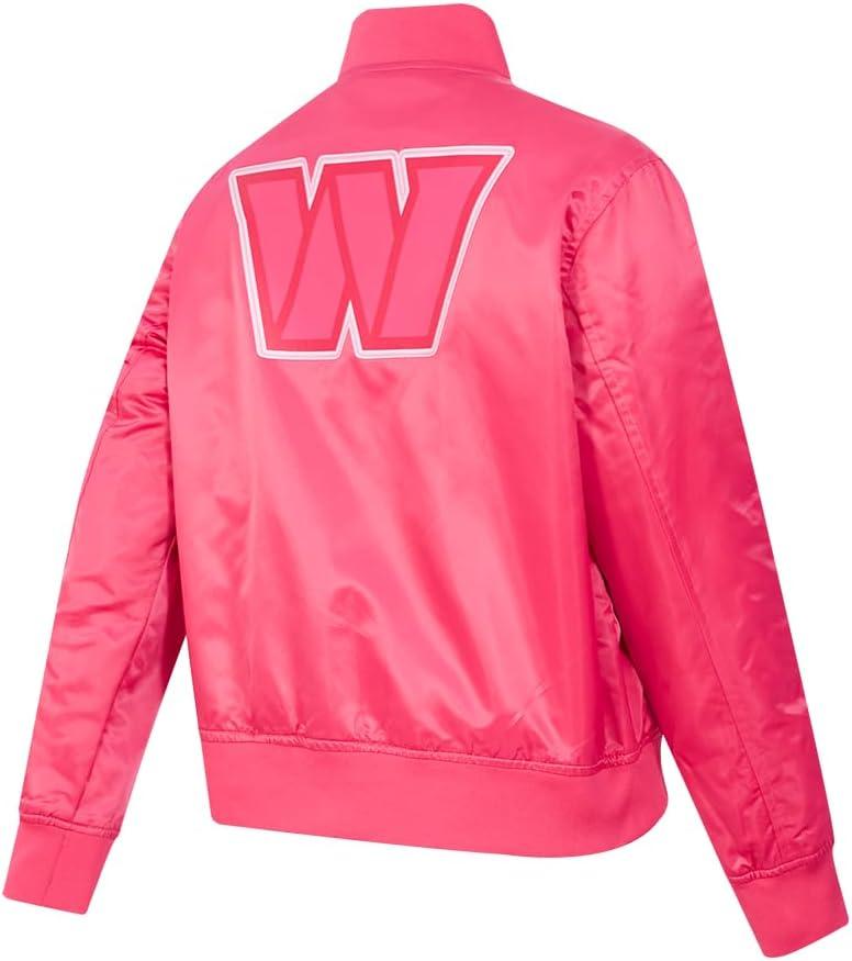 imageWomens NFL Classic Triple Pink Satin JacketPurple