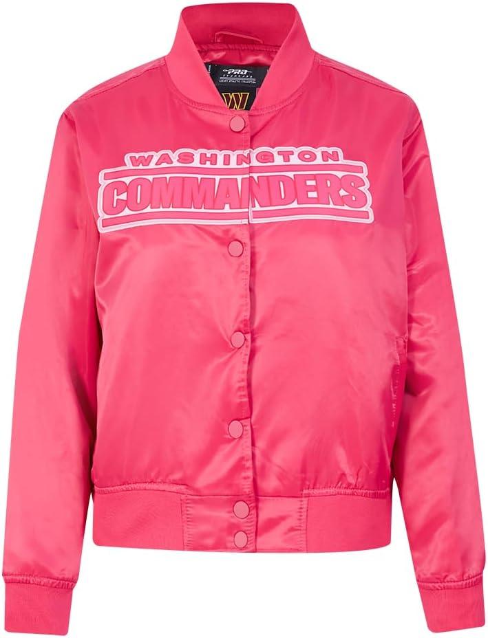 imageWomens NFL Classic Triple Pink Satin JacketPurple