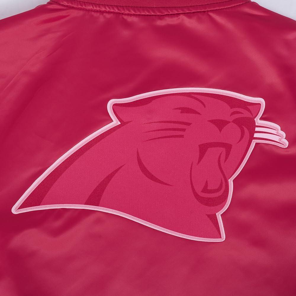 imageWomens NFL Classic Triple Pink Satin JacketPurple