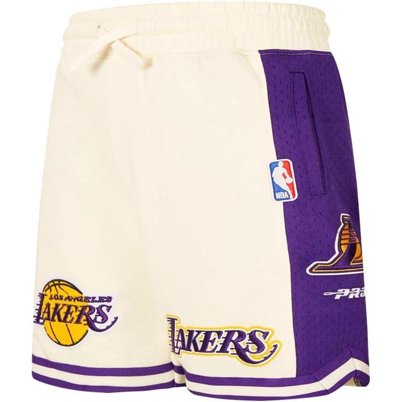 imageBig Boys NBA Retro Classics Fleece Athletic ShortEggshell Purple