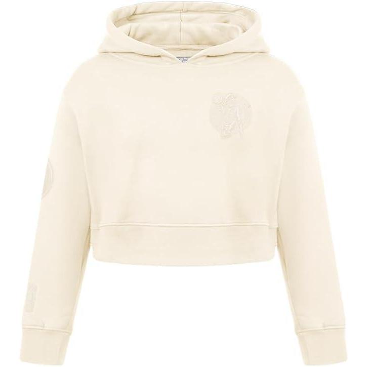 imagePro Standard Big Girls NBA Neutral Fleece Pull Over HoodieEggshell