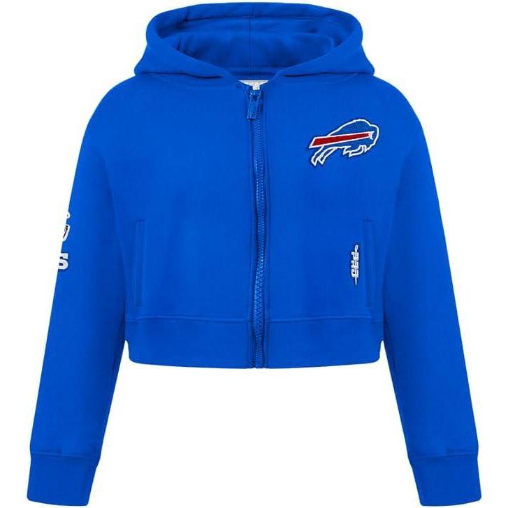 imagePro Standard Big Girls NFL Classic Essentials Full Zip HoodieRoyal Blue