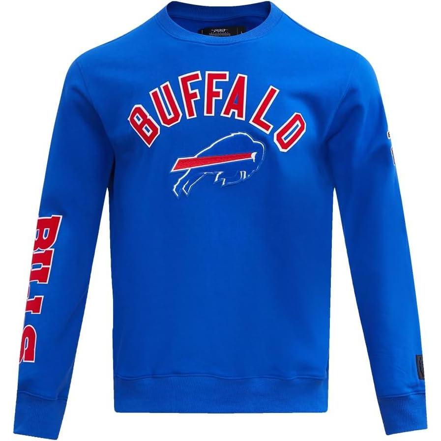 imagePro Standard Mens NFL Classic Bristle Brushed Back French Terry Pull Over HoodieBlue