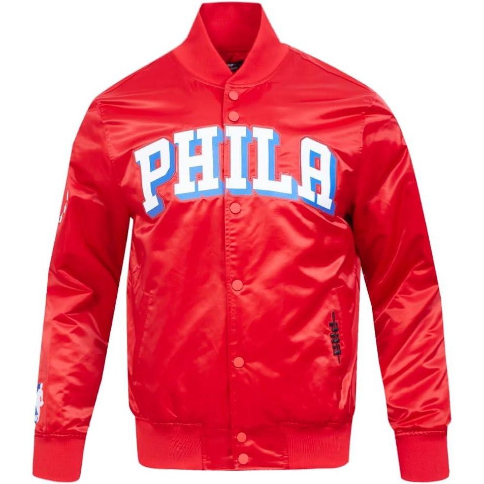 imagePro Standard NBA mens Mens Nba Classic Satin JacketRed