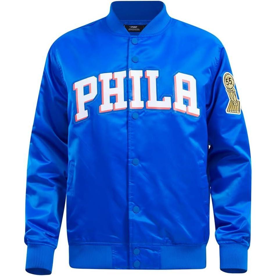 imagePro Standard NBA mens Mens Nba Classic Satin JacketRoyal Blue
