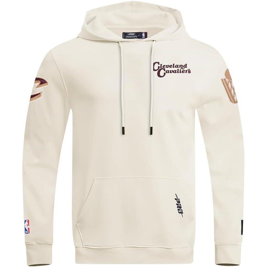 imagePro Standard NBA mens Mens Nba Souvenir Brushed Back French Terry Pull Over HoodieEggshell