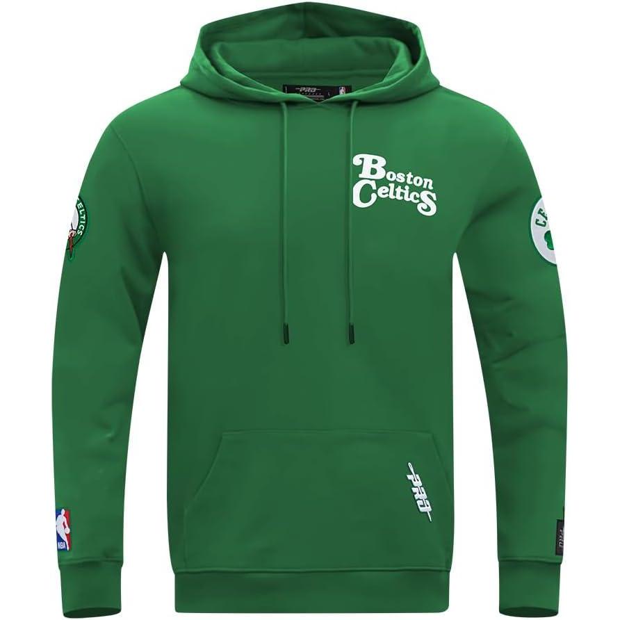 imagePro Standard NBA mens Mens Nba Souvenir Brushed Back French Terry Pull Over HoodieKelly Green