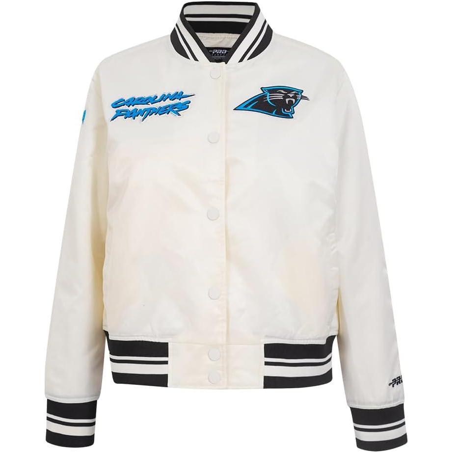 imagePro Standard Womens NFL Retro Classics Satin JacketOffwhite