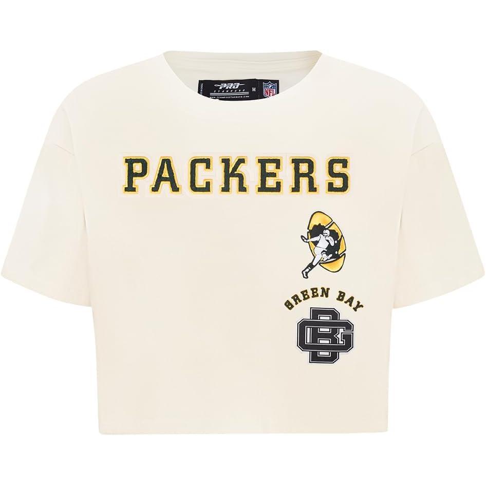 imagePro Standard Womens NFL Retro Classics Short Sleeve Boxy TeeOffwhite