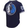 Mens NBA Mesh Button Down Top(Midnight Navy)
