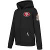Pro Standard Big Boys NFL Classic Chenille Full Zip Hoodie(Black)