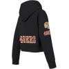 Pro Standard Big Girls NFL Classic Essentials Full Zip Hoodie(Black)