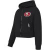 Pro Standard Big Girls NFL Classic Essentials Full Zip Hoodie(Black)