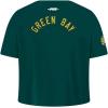 Pro Standard Big Girls NFL Green Bay Packers Classic Essentials Short Sleeve Boxy Tee Forest Green S