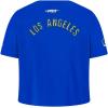 Pro Standard Big Girls NFL Los Angeles Rams Classic Essentials Short Sleeve Boxy Tee Royal Blue L