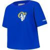 Pro Standard Big Girls NFL Los Angeles Rams Classic Essentials Short Sleeve Boxy Tee Royal Blue L