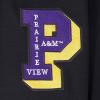 Pro Standard Mens College Prairie View A&M University Classic Chenille Pull Over Hoodie Black S