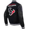 Pro Standard Mens NFL Retro Classics Varsity Jacket(Black)