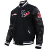 Pro Standard Mens NFL Retro Classics Varsity Jacket(Black)