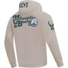 Pro Standard NBA mens Mens Nba Souvenir Brushed Back French Terry Pull Over Hoodie(Taupe)