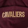 Pro Standard Womens NBA Old English Cropped Pullover Hoodie(Wine)