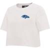 Pro Standard Womens NFL Baltimore Ravens Varsity Blues Short Sleeve Boxy Tee Linen S