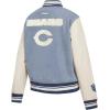 Pro Standard Womens NFL Chicago Bears Varsity Blues Denim Jacket Denim/Linen XS