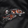 Pro Standard Womens NFL Cincinnati Bengals Retro Classics Satin Jacket Black/Orange XS