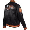Pro Standard Womens NFL Cincinnati Bengals Retro Classics Satin Jacket Black/Orange XS