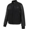 Pro Standard Womens NFL Classic Triple Black Varsity Jacket(Black)