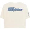 Pro Standard Womens NFL Miami Dolphins Varsity Blues Short Sleeve Boxy Tee Linen 2XL