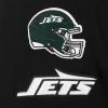 Pro Standard Womens NFL New York Jets Classic Chenille Cropped Pullover Hoodie Black 2XL