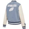 Pro Standard Womens NFL Philadelphia Eagles Varsity Blues Denim Jacket Denim/Linen XS
